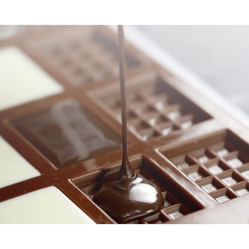 Moldes De Chocolate Moldes Barra Chocolate Silicona Barrita Marrón