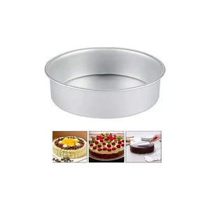 Moldes De Aluminio Para Tortas Molde Queque Molde Torta 20x10cm Molde Repostería Fijo Redondo 20x10cm Aluminio Molde... Gris