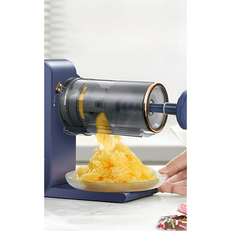 Maquina De Helados Trituradora Hielo Maquina De Granizados Azul Marino 50/ 60 Hz