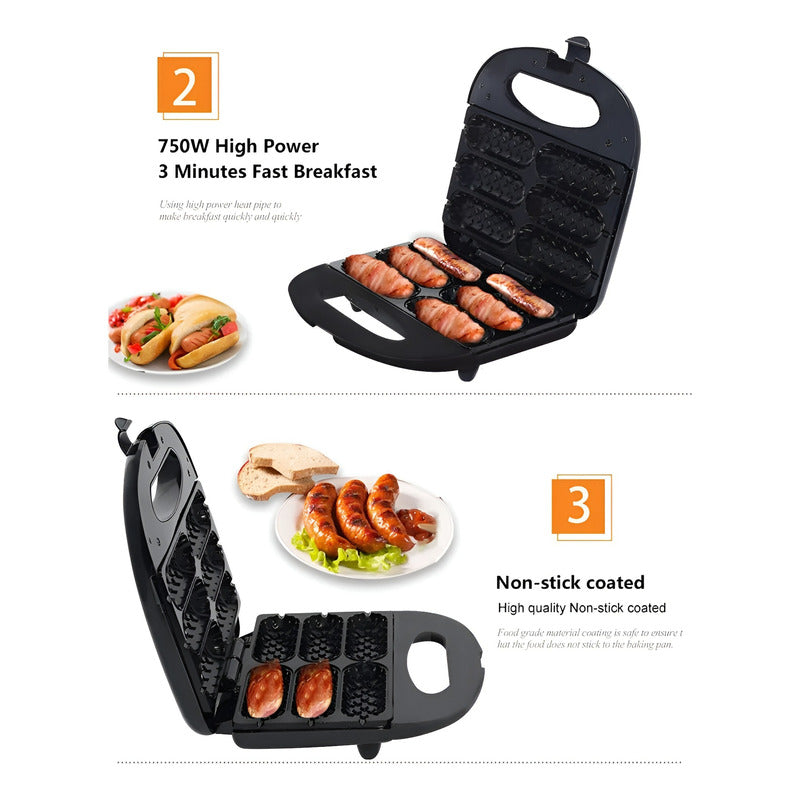 Maquina Doggie Hot Dog Maker Longaniza Completo Yoguis Maquina Sk-110