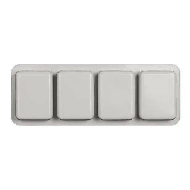 Moldes Silicona Molde De Silicona De Jabon Molde Jabon 4cavi Moldes De Silicona Loción De Bombas De Baño Para Hacer Jabón Moldes De Silicona Jabon Silicona Molde De Jabon Cuadrado Pasteleriuscl Gris