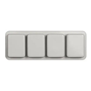 Moldes Silicona Molde De Silicona De Jabon Molde Jabon 4cavi Moldes De Silicona Loción De Bombas De Baño Para Hacer Jabón Moldes De Silicona Jabon Silicona Molde De Jabon Cuadrado Pasteleriuscl Gris