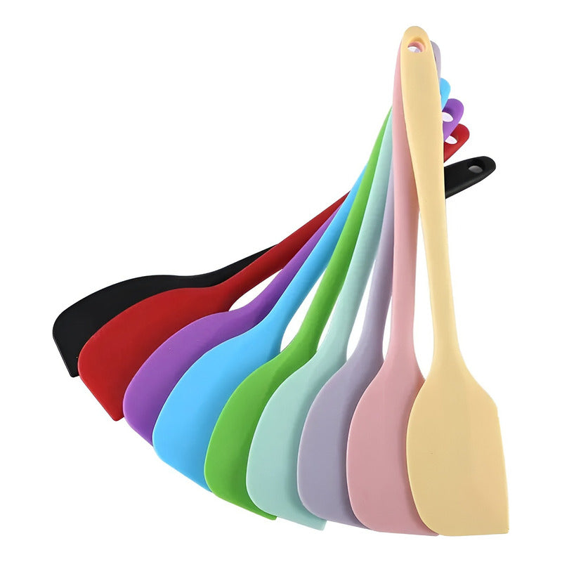 4 Espatula Silicona Mezquino Silicona Espatula Reposteria Multicolor / Mezquino Silicona