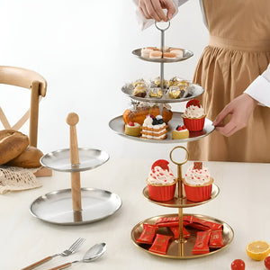 2 Porta Cupcake Porta Torta Exhibidor Candy Bar Soporte 2niv
