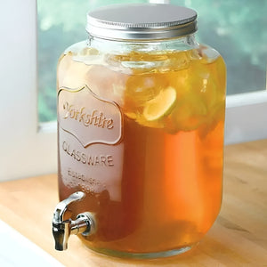 Jarro Para Jugos Dispensador De Bebidas Jarro De Vidrio 5l