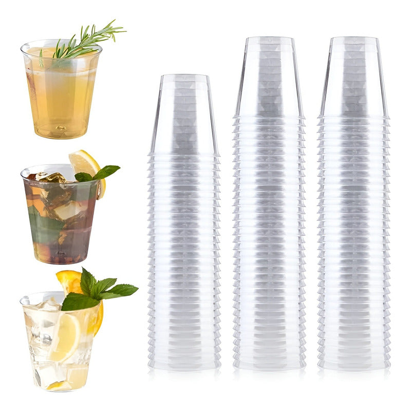 25 Vasos Acrilicos Postres Vasos Plasticos Vasos Postre 3oz
