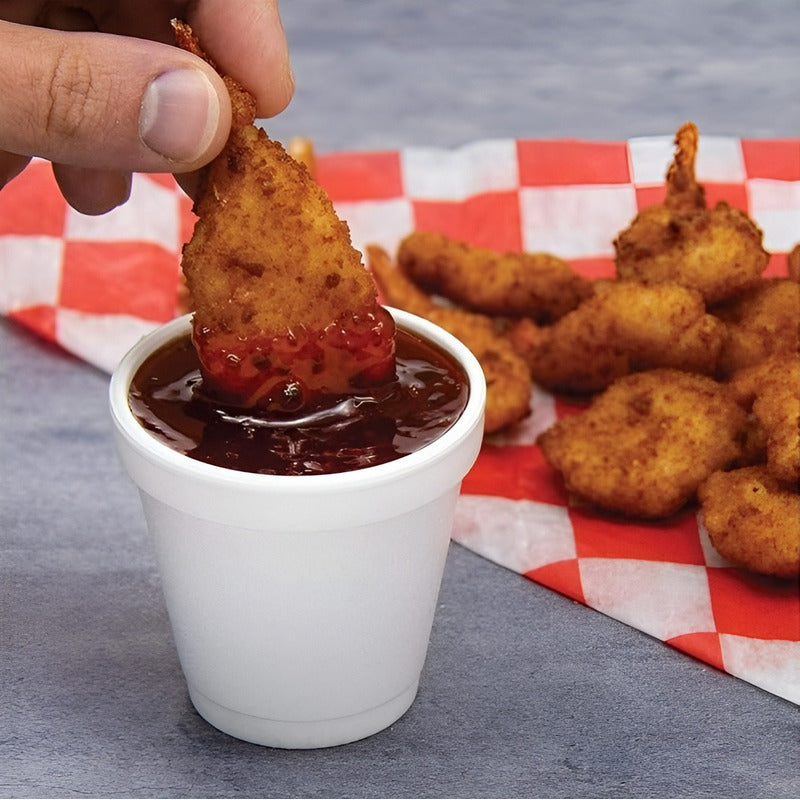 X25 Vasos Desechables Vasos Plumavit Termico Vaso 6oz/177ml Blanco / Vaso Plumavit / 6oz/177ml