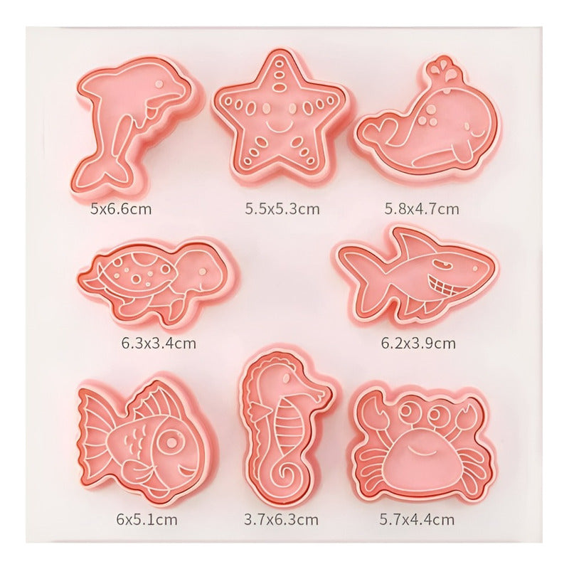 Moldes Para Galletas Peces Molde Galletas Cortadores Mar - - Ck-17 Peces 109859