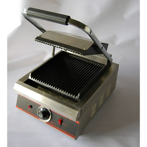 Panini Sandwichera Tostadora Sandwichera Panini Grill 1800w Plateado