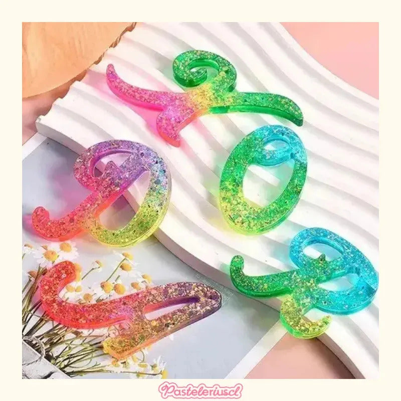 X2 Molde Silicona Moldes Resina Letra Molde De Silicona 41 Color Transparente 41 Cavid Molde De Resina Del Alfabeto Con Letras Para Hacer Joyas Colgantes Y Manualidades Molde De Silicona Pasteleriuscl