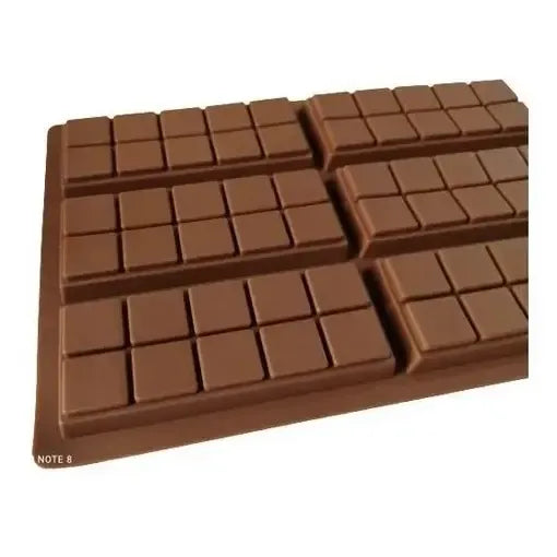 Moldes De Chocolate Moldes Barra De Chocolate Silicona 6066 Molde Para Barras De Proteína Cavidades Rectangulares Medianas Molde Antiadherente Para Hornear Bandeja Rectangular Pasteleriuscl Marrón