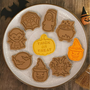 8 Moldes Para Galletas Cortadores De Galletas De Halloween