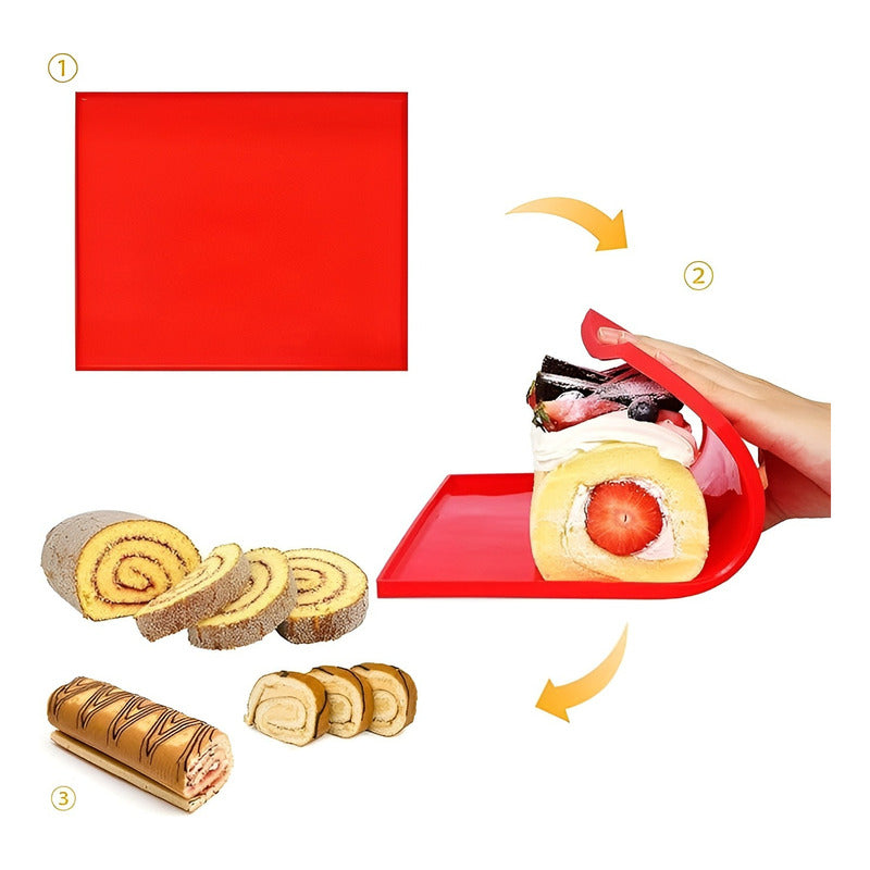 Set X2 Silpat Tapete De Silicona Para Hornear Brazo De Reina Multicolor / Silpat / Tapete Silicona