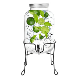 Dispensador De Jugo Con Atril Dispensadores Bebidas Tarro 4l Dispensador Sobremesa Portatil Cocina Dispensador De Bebidas Recipiente Pasteleriuscl