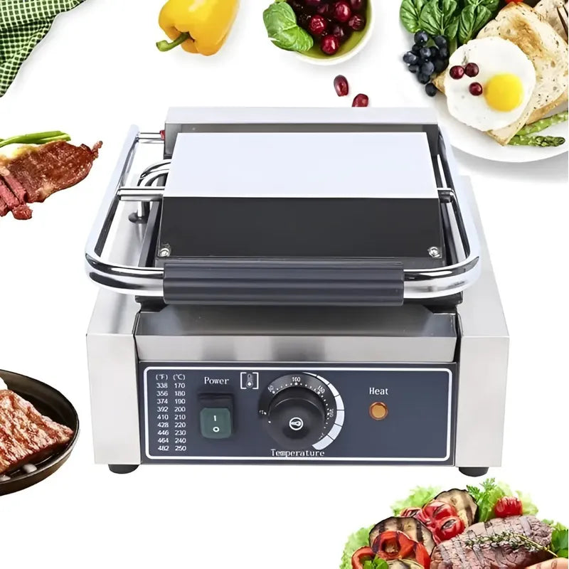 Sandwichera Industrial Maquina Para Sandwiches Panini 2200w Sandwichera Eléctrica Plancha Sandwichera Maquina Panini Sanduchera Plancha Panini Plancha Tostadora Sandwichera Panini Pasteleriuscl
