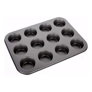 Pack X2 Moldes 12 Cupcakes Molde Cupcake Molde Muffin Gris Gris Claro