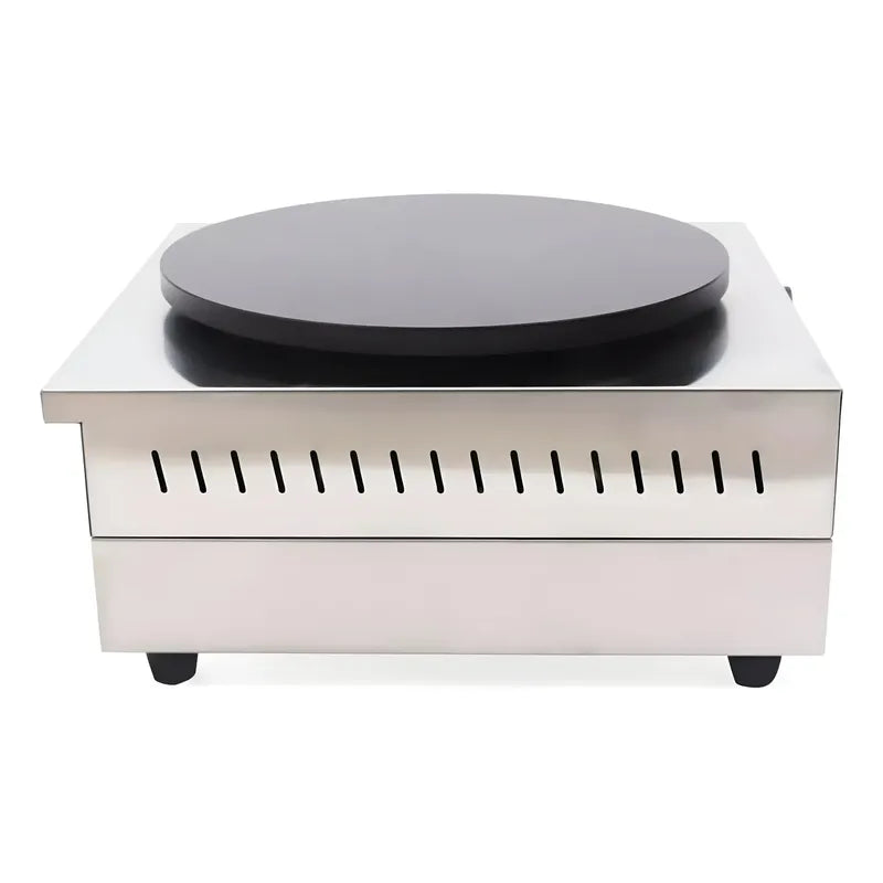 Maquina Para Panqueques Panquequera Electrica Crepera 3000w Plateado