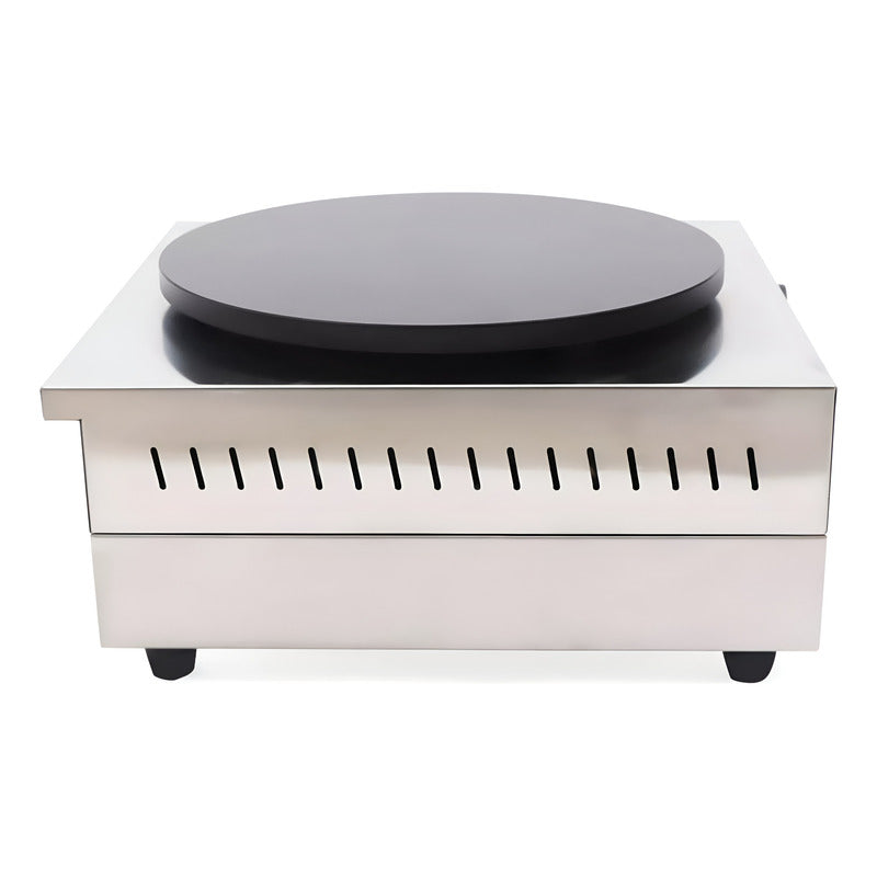 Maquina Para Panqueques Panquequera Electrica Crepera 3000w Plateado