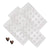 Pack X4 Molde Chocolate Molde De Chocolate Acrilico Corazón Gris