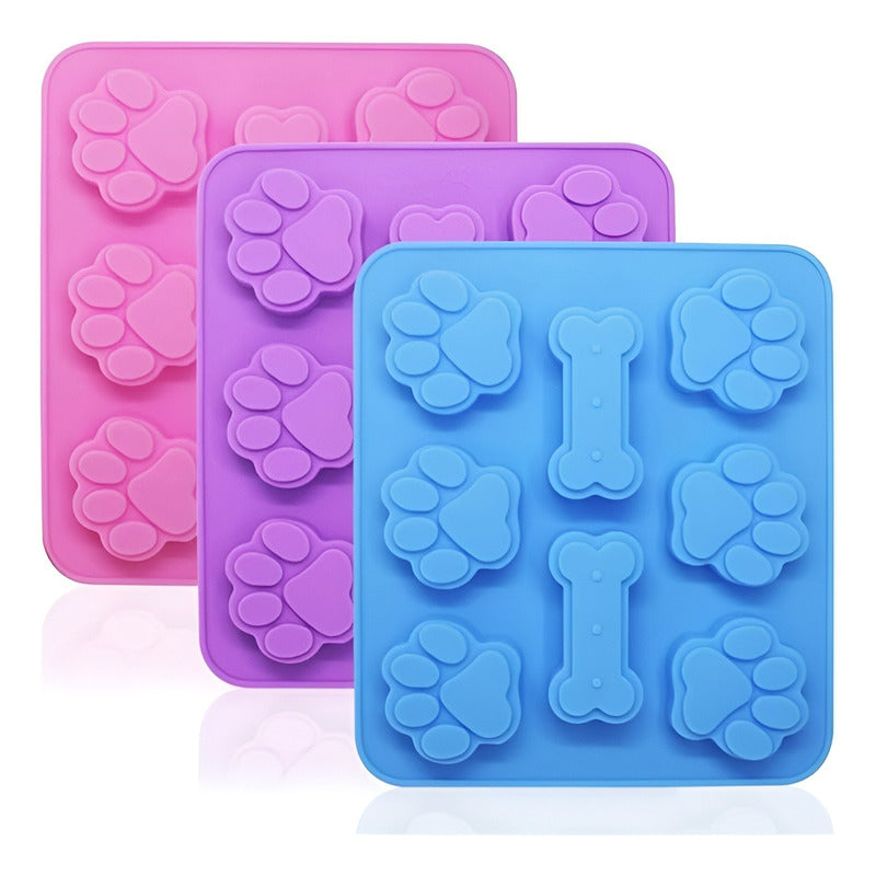 Moldes Silicona Reposteria Molde Chocolate Mascotas 8cavi Multicolor / Molde Mascotas 8cavid