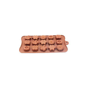 Moldes De Chocolates Moldes Chocolate Silicona 5 Flores N1