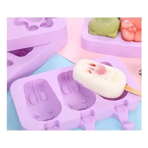Moldes De Silicona Para Helados Molde Paletas Helado Conejo Molde Para Helado Verano Molde De Conejo Molde Paletas Para Helado Molde Helados Molde Reposteria Insumo Reposteria Multicolor Pasteleriuscl