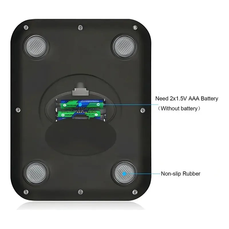 Báscula De Cocina Digital De Acero Inoxidable Para Alimentos Con Tara Y 5 Kg De Capacidad Plateado 5 G