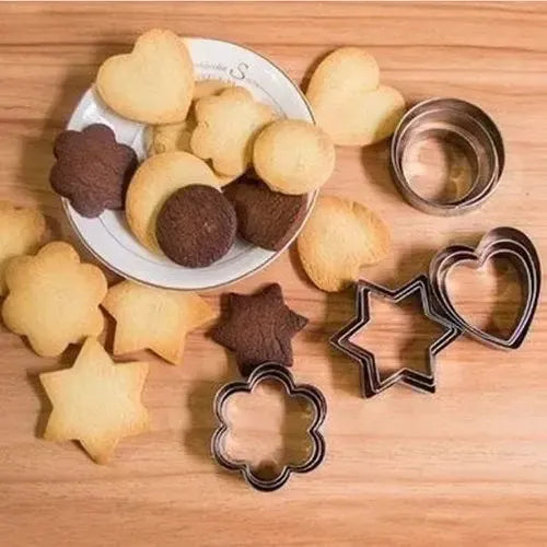 12 Moldes De Galleta Cortador Galletas Moldes Galletas 867 Gris Claro