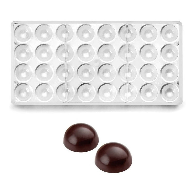 Moldes Chocolate Moldes De Chocolate Policarbonato 32circulo Transparente