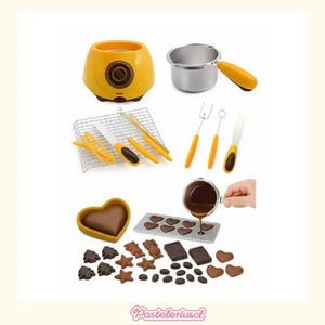 Maquina Para Derretir Chocolate Fondue Chocolate Máquina Calentadora Para Chocolate Olla Fondue Maquina Para Derretir... Amarillo