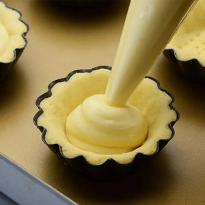 Pack X24 Molde Mini Tartaleta Moldes Reposteria Oscuras 8cm Gris 9068275