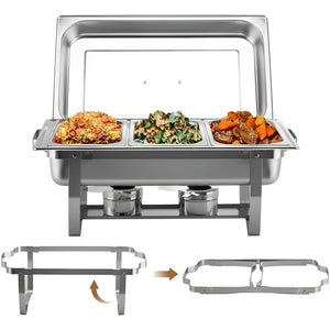 Chafer Bufetera Chafing Buffet Vapor 3 Depositos Chafers 3l