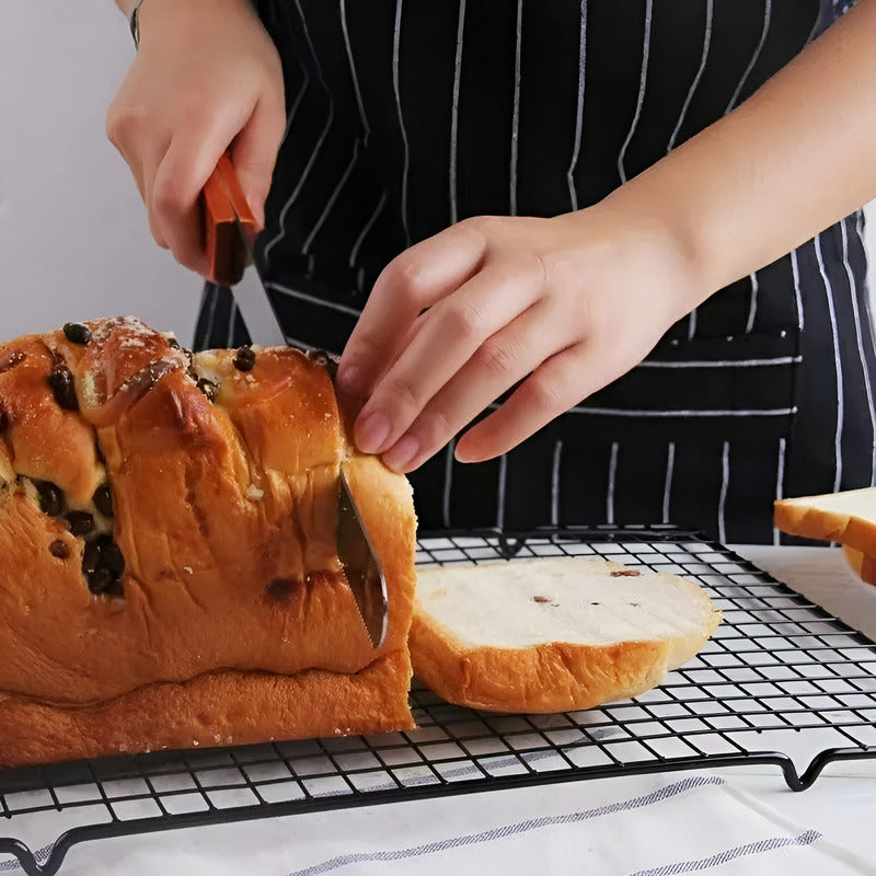 Cuchillo De Cocina Cuchillo Sierra Cuchillos Reposteria 20cm Marrón