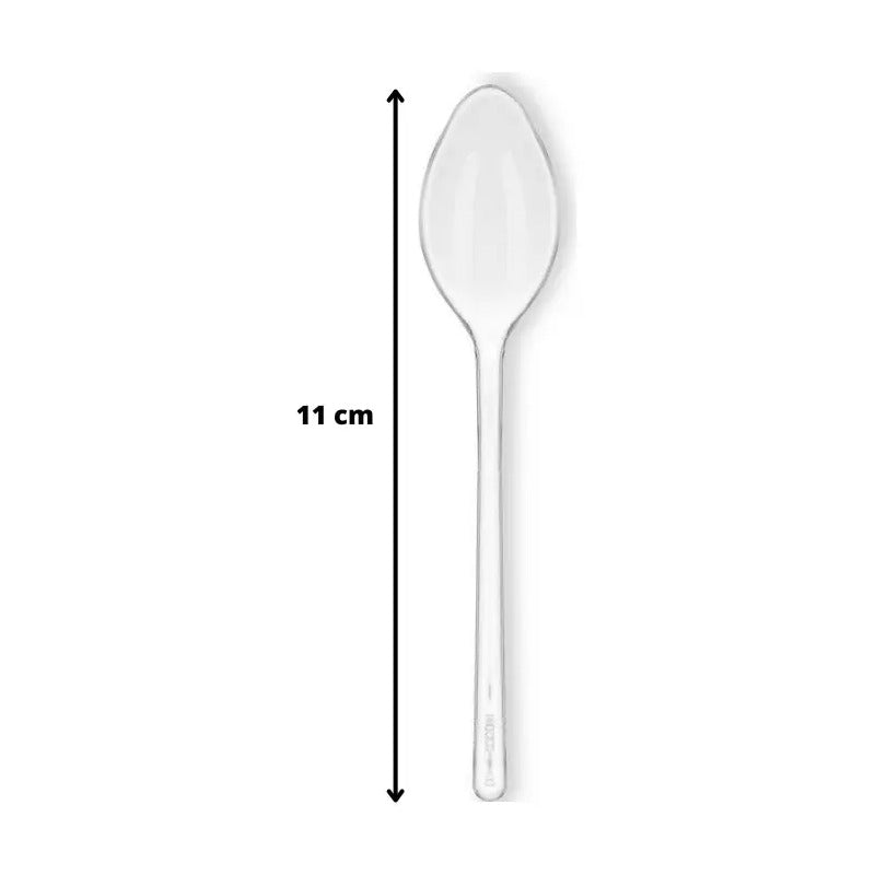50 Cucharas Helado Cucharas Postres Cucharas Desechables Cucharas De Plástico Transparente Desechables Cucharaditas Desechables Cucharas De Plástico Degustación De Helados Postres Pasteleriuscl