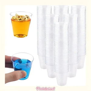 25 Vasos Acrilicos Postres Vasos Plasticos Vasos Postre 3oz/50ml Vasos De Chupito Pequeños Ideales Para Fiestas Vaso De Plástico Multiusos Mini Vasos De Plástico Transparente Para Postre Pasteleriuscl