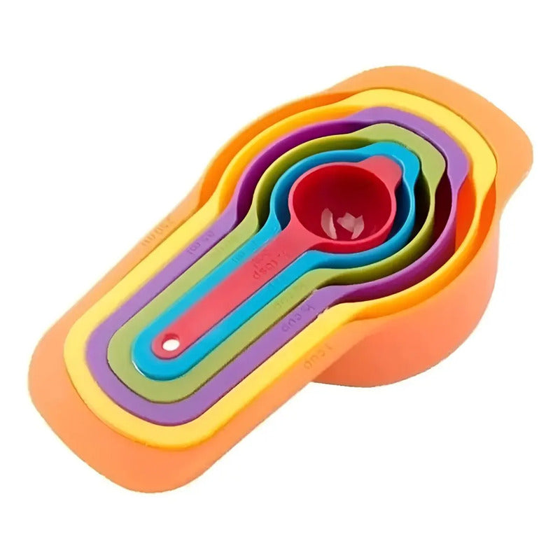 Cucharas Tazas Medidoras Cucharas Medidoras Plastico Colores Multicolor