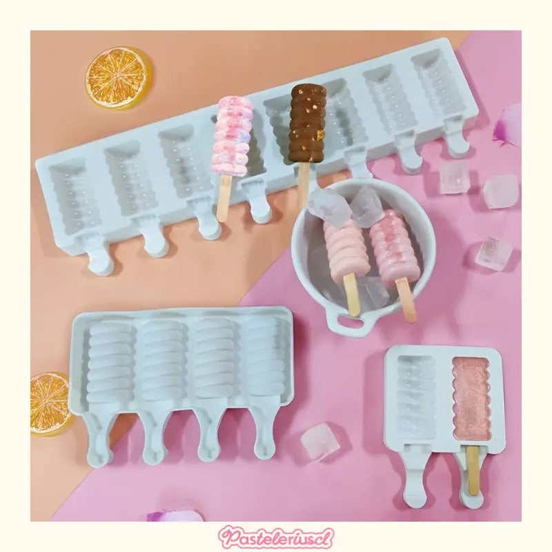 2 Molde Helados Molde Helado Silicona Moldes Paletas Espiral Molde Helado Molde Paleta Helado Molde Silicona Molde Silicona Helado Moldes Para Helados Molde Silicona Reposteria Pasteleriuscl Blanco