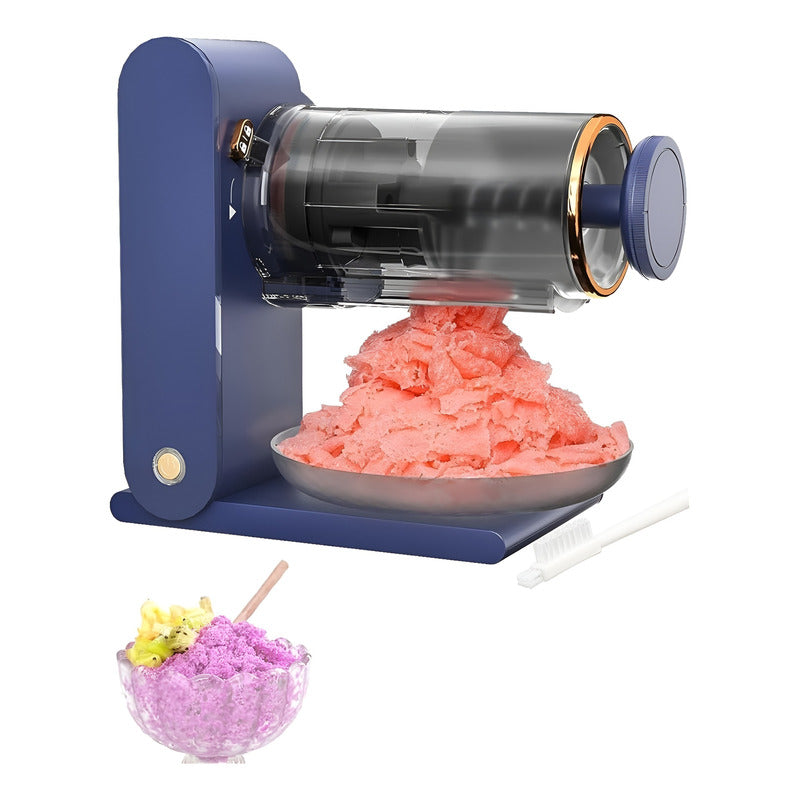 Maquina De Helados Trituradora Hielo Maquina De Granizados Azul Marino 50/ 60 Hz