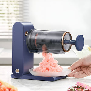 Maquina De Helados Trituradora Hielo Maquina De Granizados Azul Marino 50/ 60 Hz