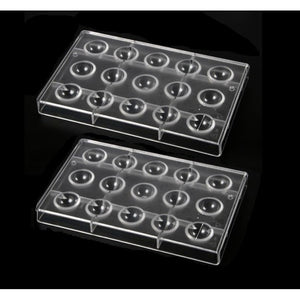 Pack X2 Moldes Chocolate Moldes De Chocolate 15circulo