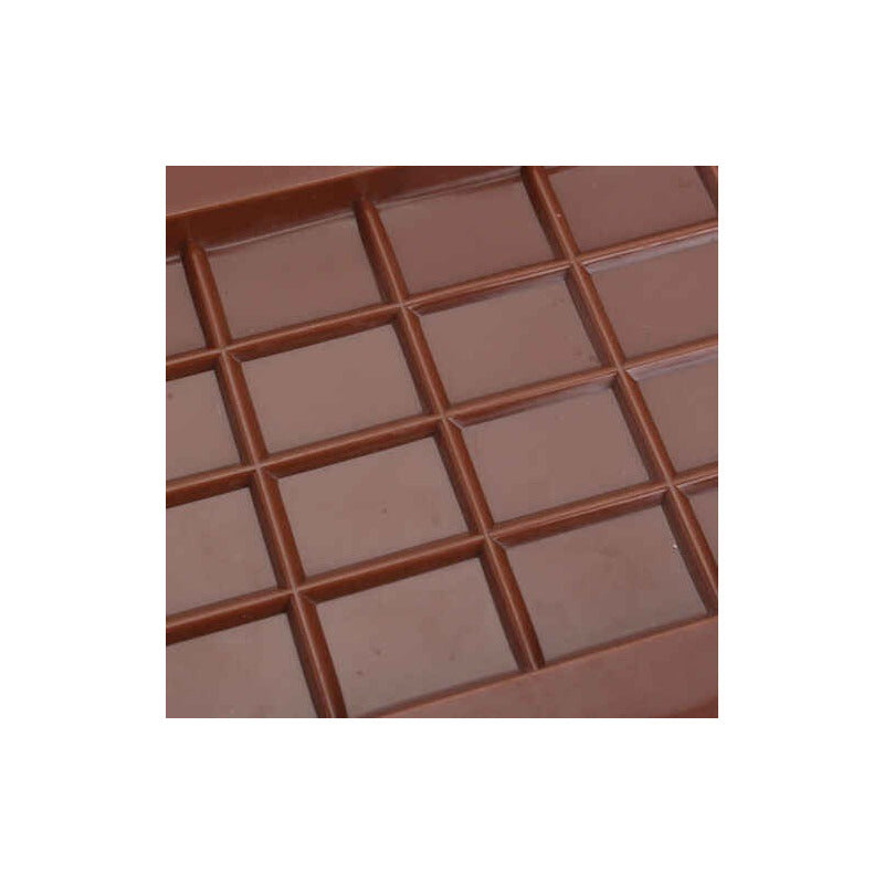 Pack X6 Moldes De Chocolate Barra De Chocolate Silicona Marrón