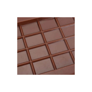 Pack X6 Moldes De Chocolate Barra De Chocolate Silicona Marrón