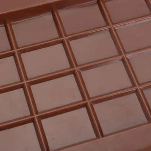 Pack 4 Moldes De Chocolate Molde Barra De Chocolate Silicona Bordó