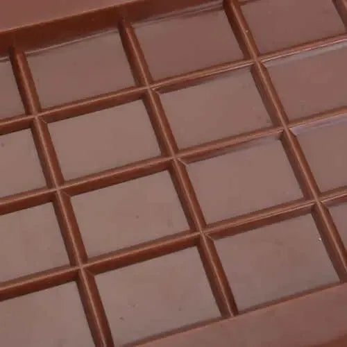 Pack 2 Moldes De Chocolate Molde Barra De Chocolate Silicona Bordó