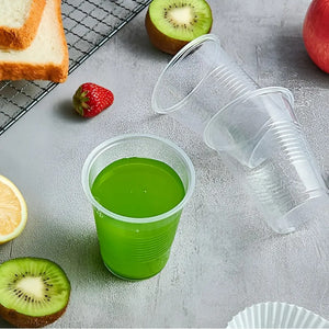 Set 300 Vasos Plasticos Desechables Vaso Plastico Vaso 200ml Color Transparente Vasos De Plástico Transparente Jugo Café Helado Y Bebidas Frías Vaso Pequeño De Plástico Eventos Pasteleriuscl
