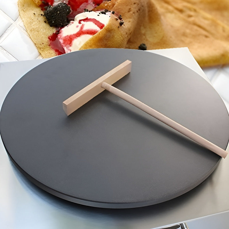 Maquina Para Panqueques Panquequera Electrica Crepera 3000w Plateado