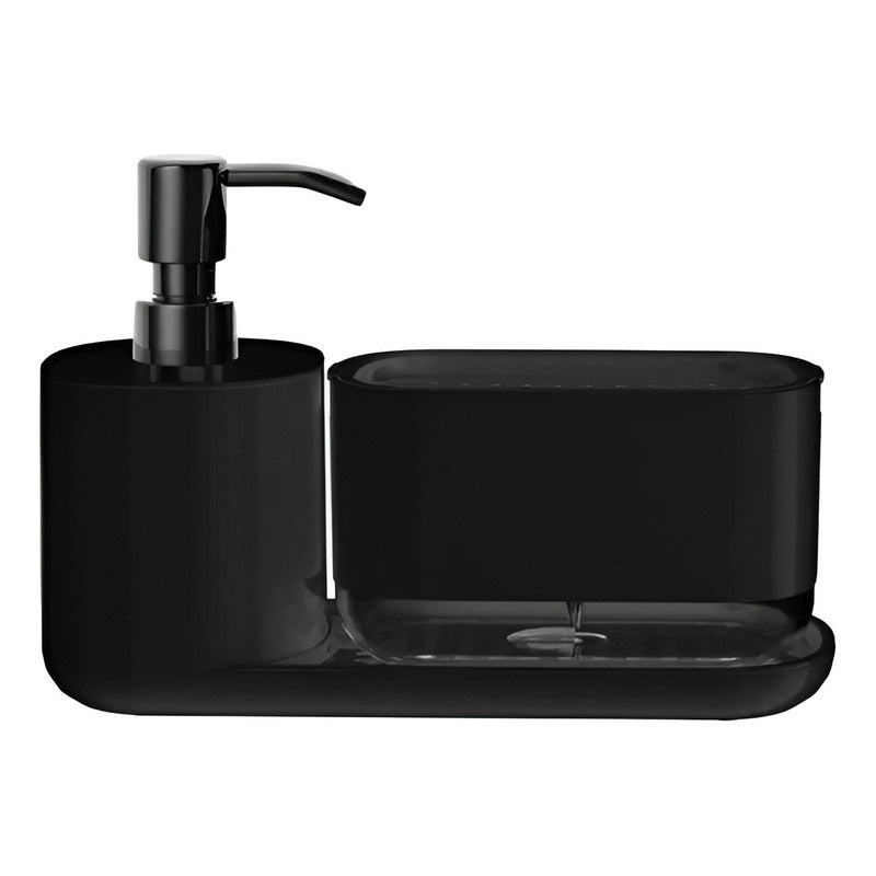 Soporte Esponja Lavaloza Para Tu Cocina Escurridor Lavaplato Negro