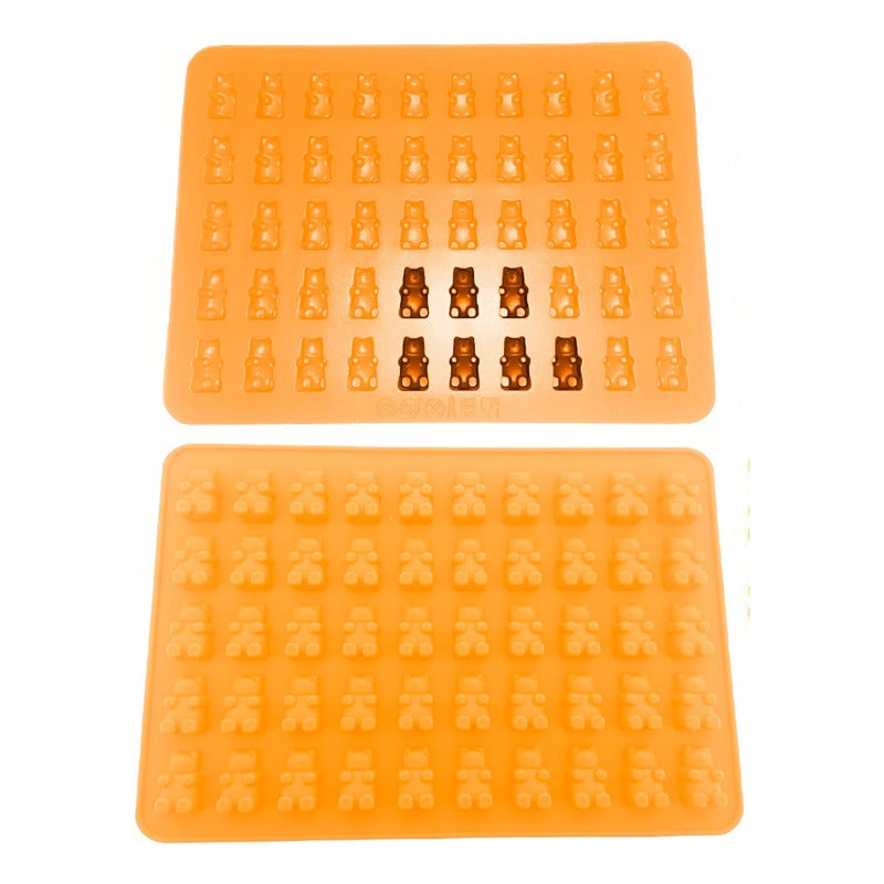 Molde De Silicona Ositos Moldes Silicona Reposteria 50 Osito