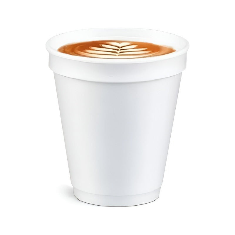 25 Vasos Desechables Plumavit Termico Vaso Cafe 8oz 240ml Blanco 240