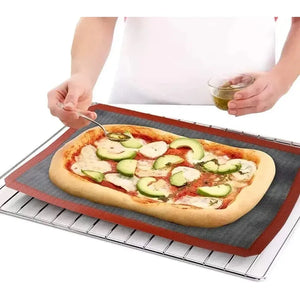 Lamina De Silicona Tapete Horno Microperforado Silpat Tapete De Silicon Para Hornear Tapete Para Hornear 30x40cm Tapete De Silicona Para Hornear Con Microperforado Reutilizables Pasteleriuscl Negro